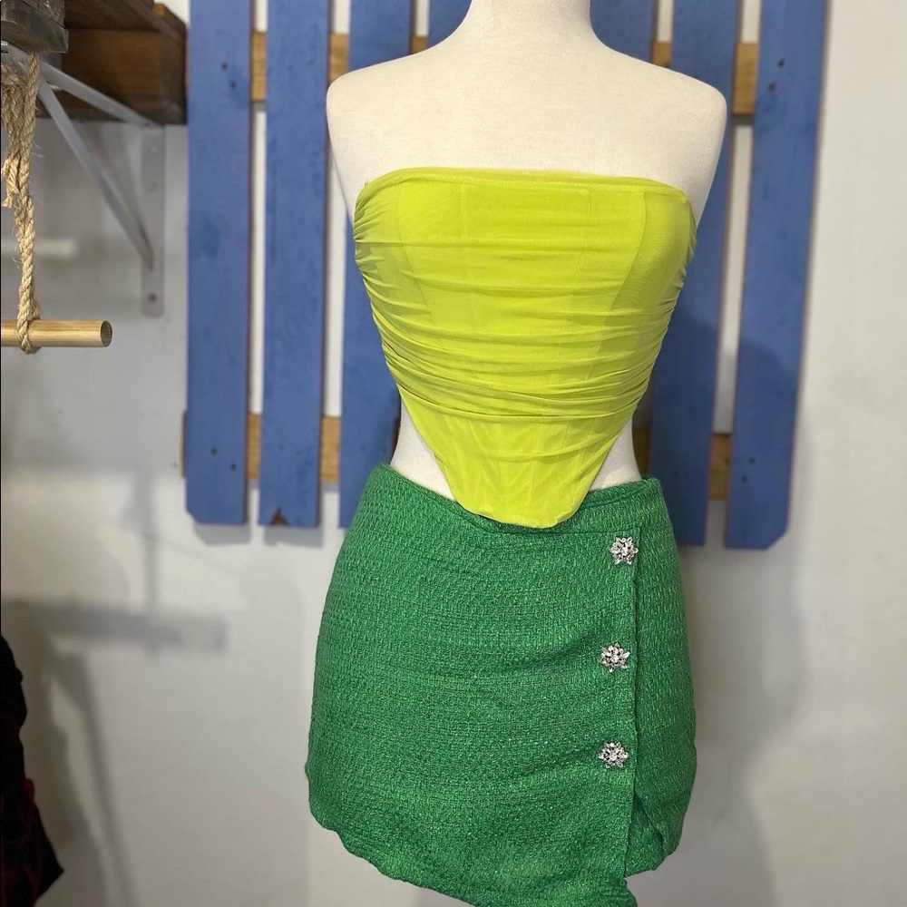 Asymetrical bustier